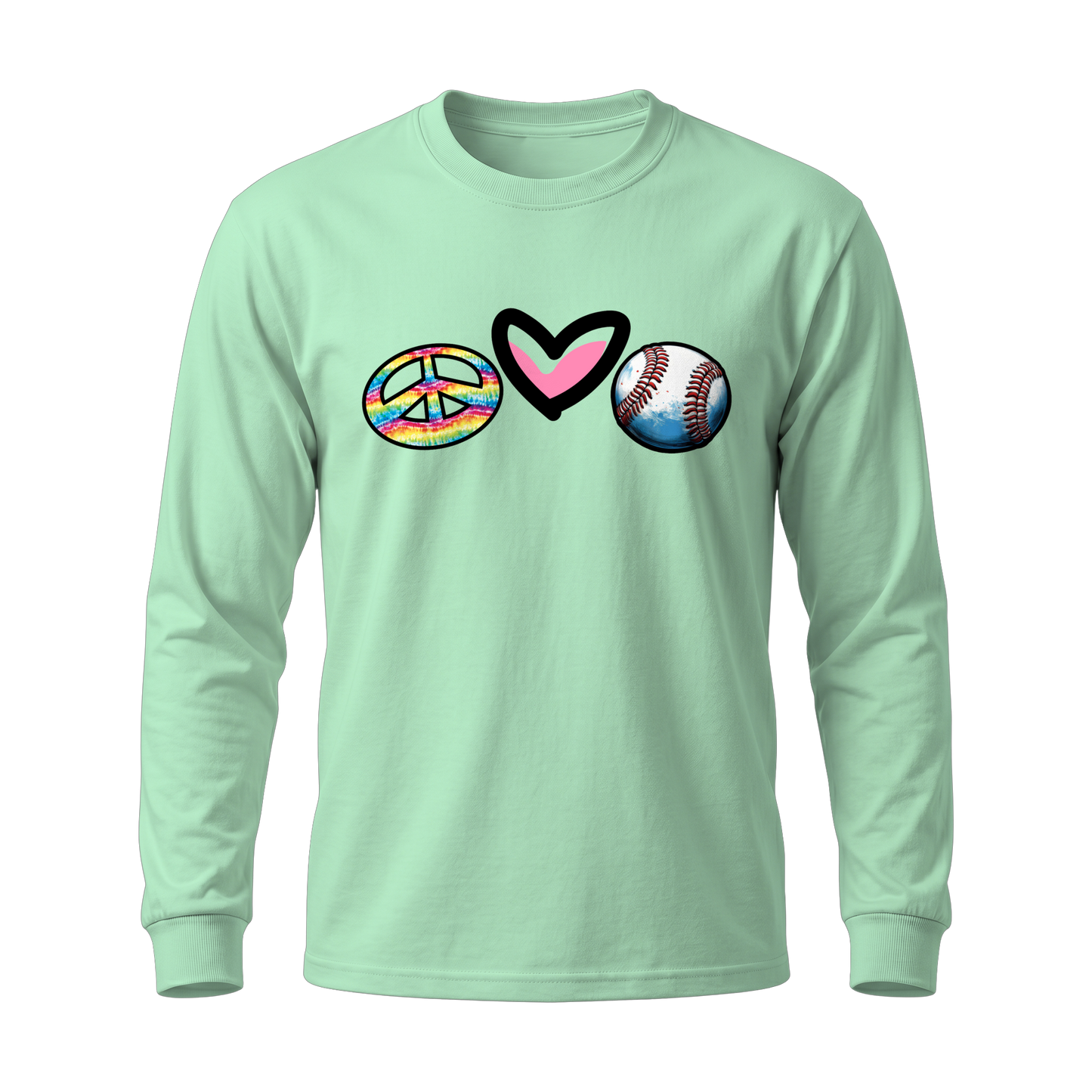 Peace Love Baseball